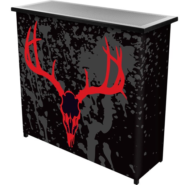 Hunt Skull 2 Shelf Portable Bar w/ Case