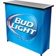 Bud Light Metal 2 Shelf Portable Bar Table w/ Carrying Case