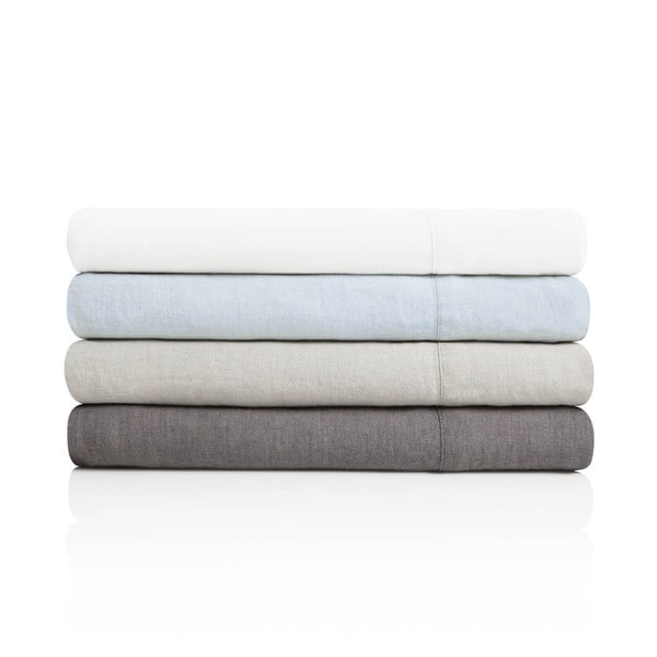 Woven Soft & Airy French Linen Sheets in 4 Vintage Colors