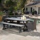 Christopher Knight Home Ponza Outdoor 6-piece Picnic Dining Set