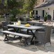 Christopher Knight Home Ponza Outdoor 6-piece Picnic Dining Set