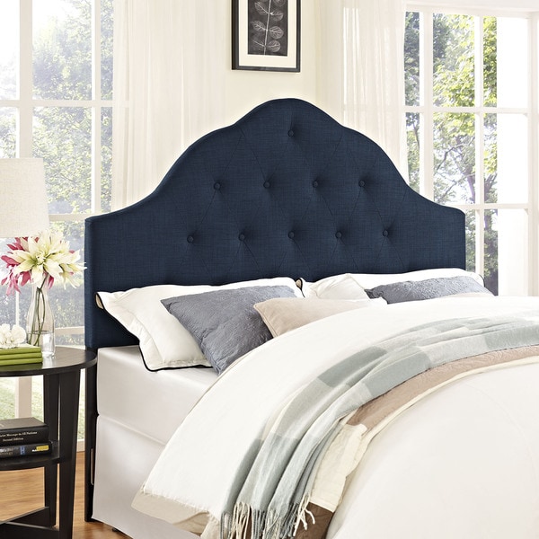 Modway Sovereign Fabric Headboard in Navy