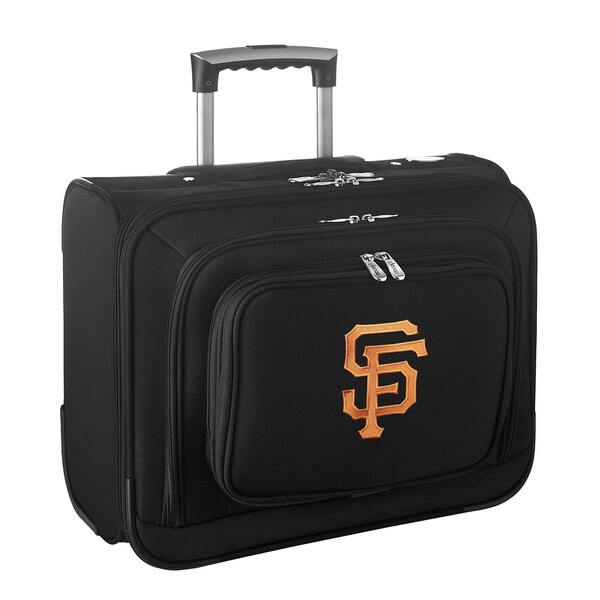 Denco Sports Legacy MLB San Francisco Giants Carry On 14-inch Laptop Rolling Overnight Tote