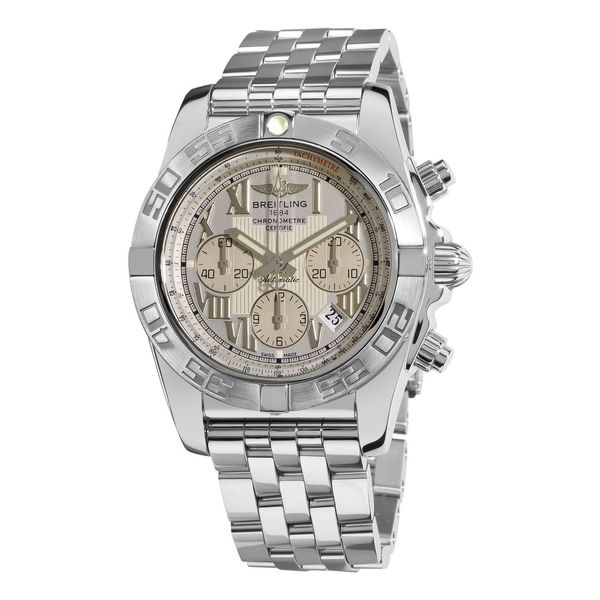 Breitling Men's AB011011-G676 'Chronomat 44' Chronograph Automatic Stainless Steel Watch