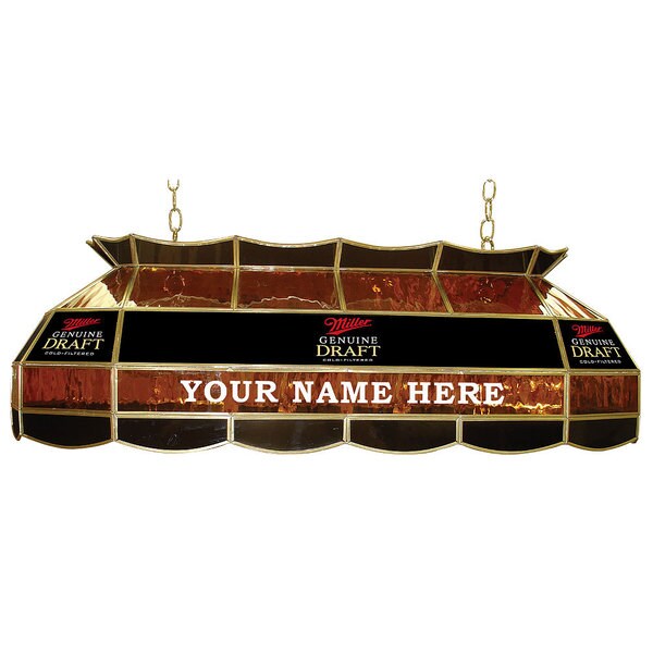 Miller Genuine Draft Personalized 40 inch Lamp