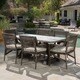 Christopher Knight Home Magdalena Outdoor 7-piece Dining Set with Cushions