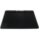 Dacasso Black Leatherette 17x14-inch Top Rail Conference Pad with Pen Well