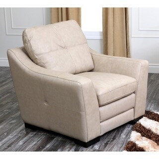 Abbyson Living Mercer Leather Armchair