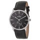 Edox Leather Men's 72014-3-NIN Black Leather Watch