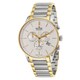 Edox Men's 10409-357JA-AID Stainless Steel and Goldtone Watch