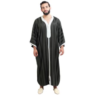 Men's Handmade Embroidered Caftan (Morocco)