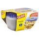 Glad GladWare Deep Dish Food Storage Containers (6 Packs of 3 Containers)