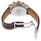 Breitling Men's CB014012-G713BS 'Chronomat 41' 18 Kt Rose Gold Chronograph Automatic Brown Leather Watch