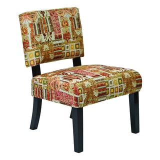 Jasmine Accent Chair with Solid Wood Legs