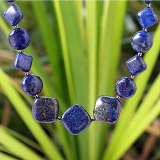 Handcrafted Lapis Lazuli 'Forever Blue' Necklace (Thailand)
