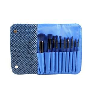 Morphe 10-piece 3D Pattern Navy Blue Brush Set