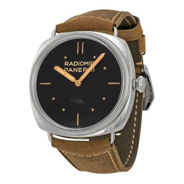 Panerai Men's PAM00425 'Radiomir SLC' 3 Days Hand Wind Brown Leather Watch