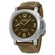 Panerai Men's PAM00564 'Luminor Marina Titanio' 8 Days Hand Wind Brown Leather Watch