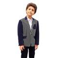 Elie Balleh Milano Italy Boys' Striped Jacket/ Blazer
