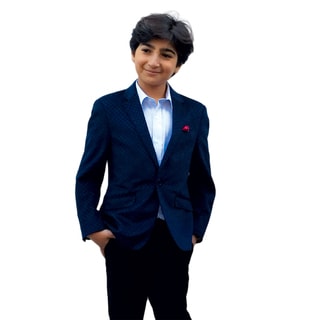Elie Balleh Boy's Milano Italy Style Navy Jacket/ Blazer