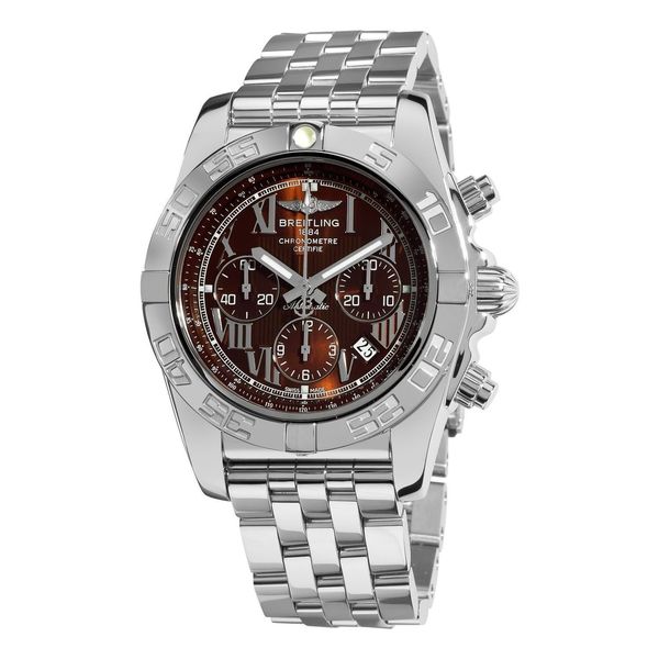 Breitling Men's AB011012-Q566 'Chronomat 44' Chronograph Automatic Stainless Steel Watch
