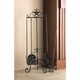 Texas Style Iron Fireplace Tool Set