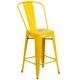 24-inch Metal Indoor/ Outdoor Counter Height Stool