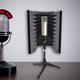 Pyle PSMRS08 Compact Microphone Isolation Shield/ Studio Mic Sound Dampening Foam Reflector