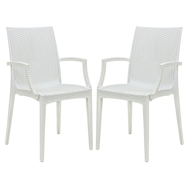 Mace White Armchair (Set of 2)