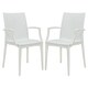 Mace White Armchair (Set of 2)