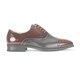 Giorgio Venturi Men's Black and Grey Oxford Shoes