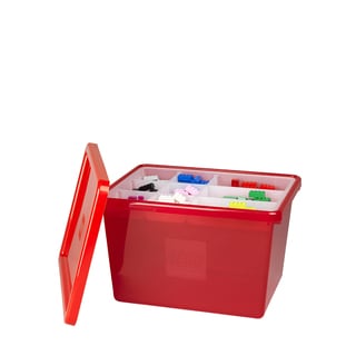 LEGO Red Large Storage Box with Lid