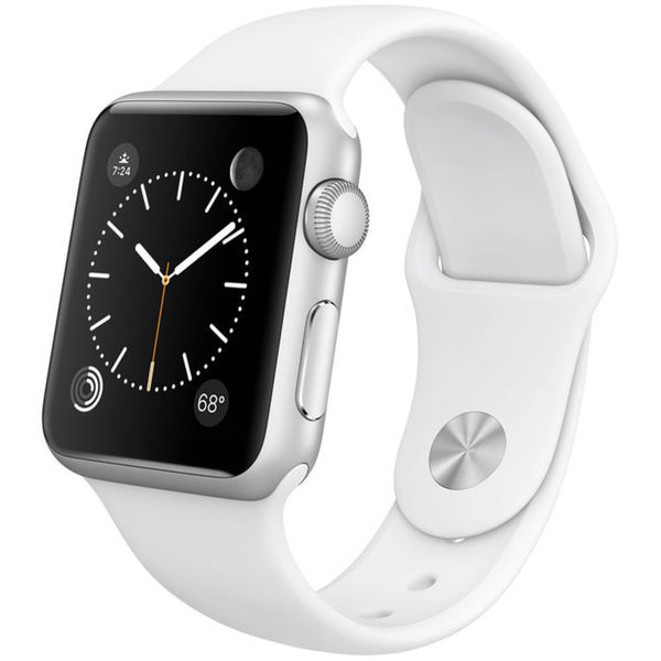 Apple Watch Sport Smartwatch (38mm, Silver Aluminum, White Band) Apple Watch Sport Smartwatch (38mm, Silver Aluminum, White Band)