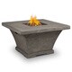 Real Flame Monaco Square Chat Height Fire Table Glacier Gray