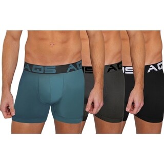 AQS Men's Multi-Colored Boxer Briefs