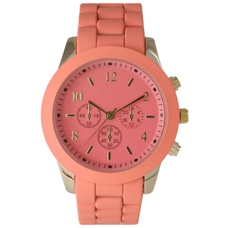 Olivia Pratt Women's Ceramic Colorful Dial Watch