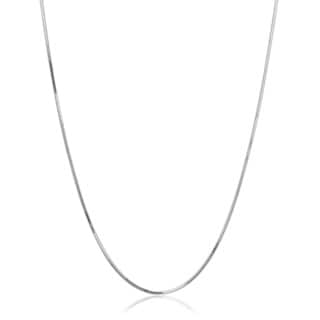Italian Sterling Silver Snake Chain Necklace