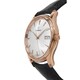 Eterna Men's 7630.69.10.1186 'Vaughan' Silver Dial Black Leather Strap Rose Gold Big Date Swiss Automatic Watch