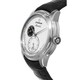 Eterna Men's 7660.41.66.1273 'Adventic' White Dial Black Leather Strap GMT Swiss Automatic Watch