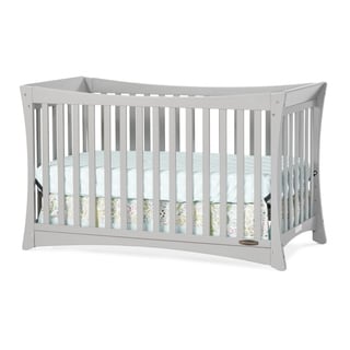 Child Craft Parisian 3-in-1 Stationary Crib in Cool Grey