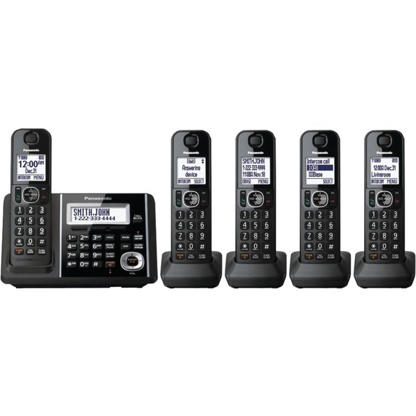 Panasonic KX-TGF345B DECT 6.0 Plus Cordless Landline Phone System (Refurbished)