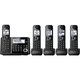 Panasonic KX-TGF345B DECT 6.0 Plus Cordless Landline Phone System (Refurbished)