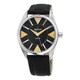 Eterna Men's 1220.41.46.1184 'KonTiki' Black Dial Black Leather Strap Date Swiss Automatic Watch