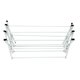 StorageManiac White Folding Clothes Drying Rack