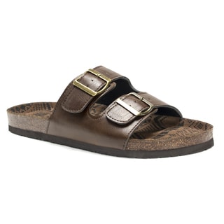 Muk Luks Men's Brown Parker Sandals