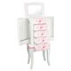 Teamson Kids - Fashion Prints Jewelry Armoire - Giraffe (Baby Pink / White)