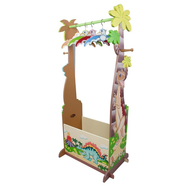 Fantasy Fields - Dinosaur Kingdom  Dress Up Valet Rack w/ 4 Hangers