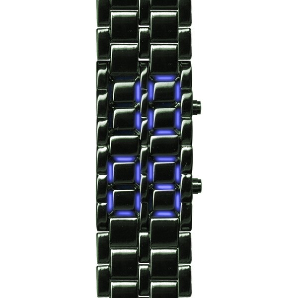 Dakota Fusion Mens Faceless Bracelet Watch with Hidden Digital Display