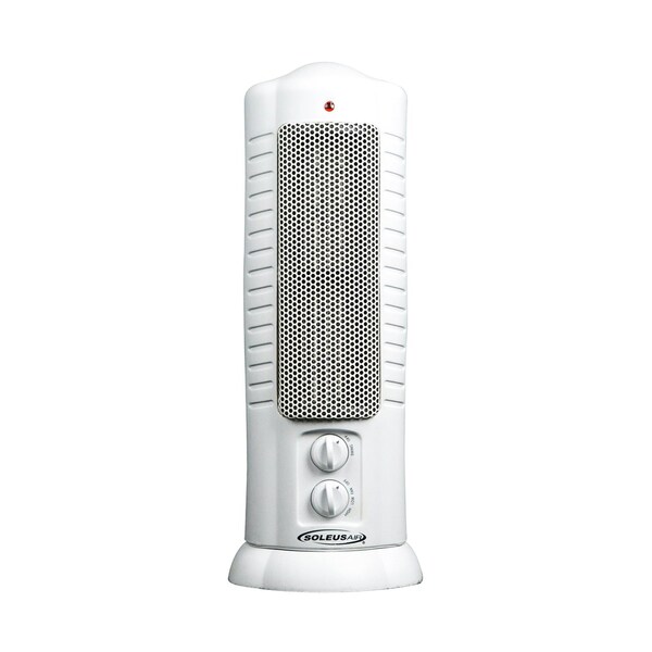 Soleus Air HE15C701 White 1500watt Ceramic Tower Space Heater