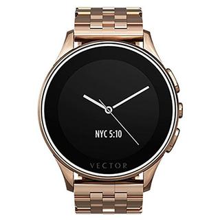 Vector Luna Polished Smart Watch - Rose Gold/Rose Gold Bracelet